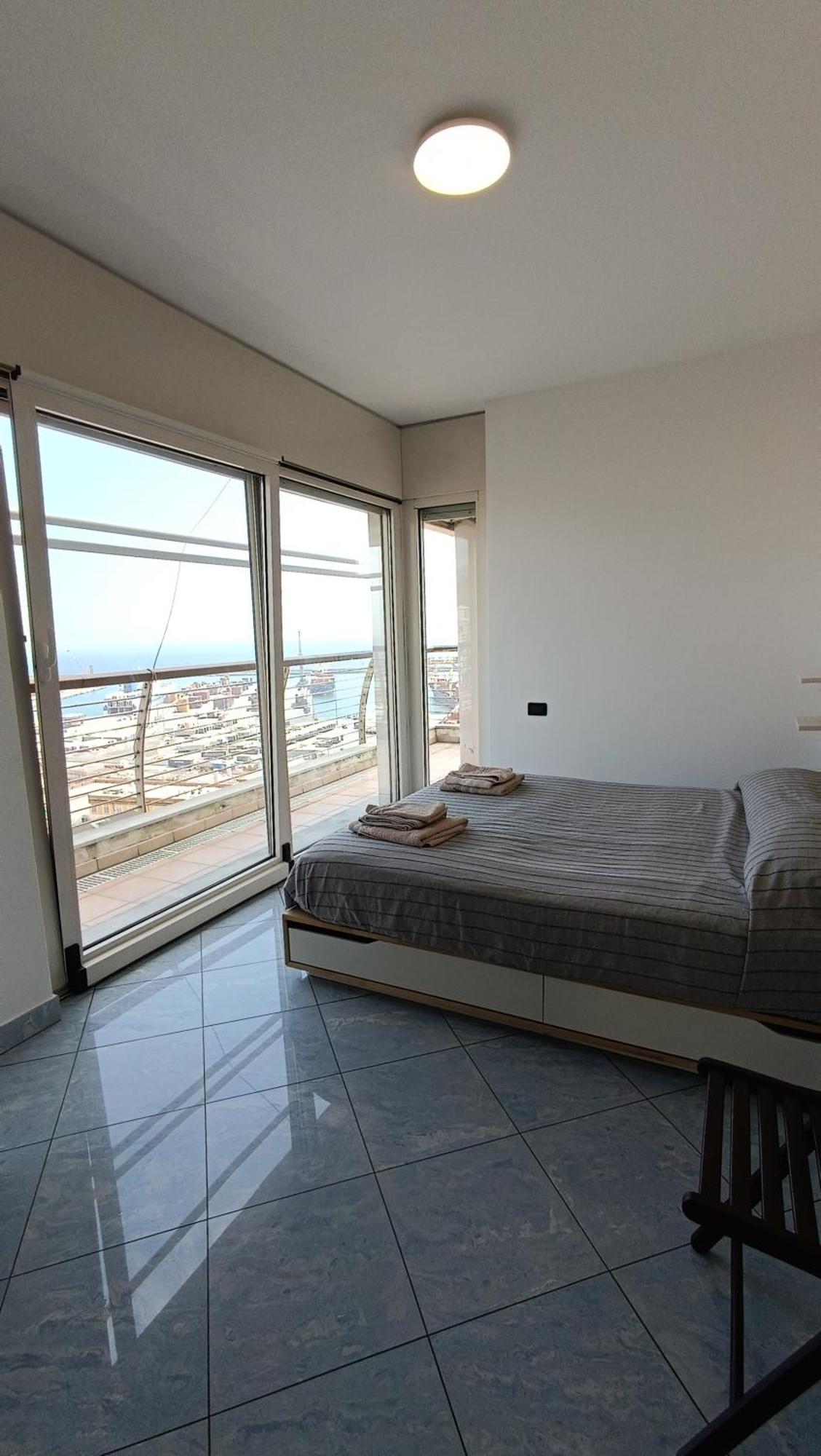 Apartamento Attico Con Vista Su Genova Exterior foto