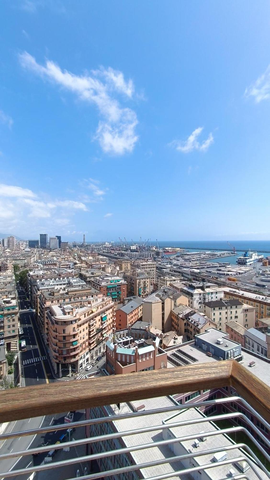 Apartamento Attico Con Vista Su Genova Exterior foto